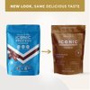 ICONIC Protein Powder, Chocolate Truffle - Sugar Free, Low Carb Protein Powder - Lactose Free, Gluten Free, Non-GMO - 20g Grass Fed Whey & Casein Protein - Keto Friendly, 1 lb. Pouch (17 Servings)