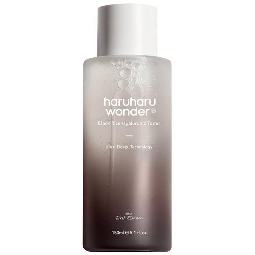 Haruharu Wonder Black Rice Hyaluronic Toner 5.1 fl.oz / 150ml | Face Moisturizer, Facial Toner for All Skin Types | Vegan, Cruelty Free, EWG-Green