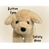 Jolitee Golden Retriever Stuffed Animals Dog Soft Huggable Golde Plushie 9.5x7 Best Stun Plush Tan Animal, Puppy Animal for Kids, Small Stuffedffed Labrador, Yellow (GOLD9)