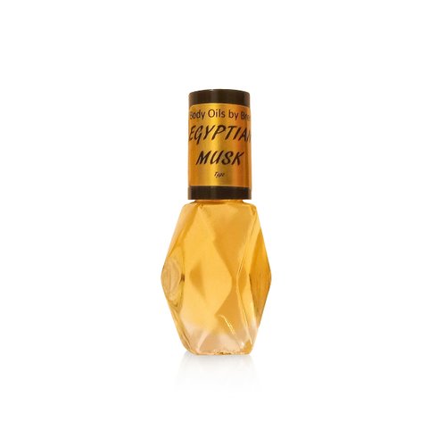 Body Oils by Brenda Egyptian Musk Body Oil, Pure Thick Uncut Authentic Original Fragrance, Unisex, All-Natural Classic Concentrated Scent (Egyptian Musk, 1/4 oz.)