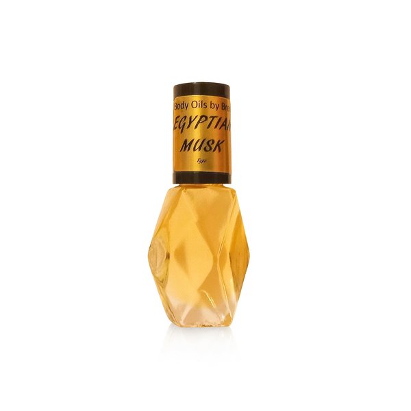 Body Oils by Brenda Egyptian Musk Body Oil, Pure Thick Uncut Authentic Original Fragrance, Unisex, All-Natural Classic Concentrated Scent (Egyptian Musk, 1/4 oz.)