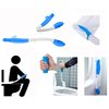BEEMEEMASTER Foldable Long Reach Comfort Wiper for Toilet Paper, Toilet Tissue Aid Butt Wiper Holder for Disabled/Bariatric Surgery,Wiper with Hook