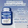 Magnesium Complex 1000mg with 8 Forms – Glycinate, Citrate, Malate, Taurate for Absorption – Supports Bone, Muscle, Energy & Recovery – Vegan, Non-GMO, 90 Capsules (1)