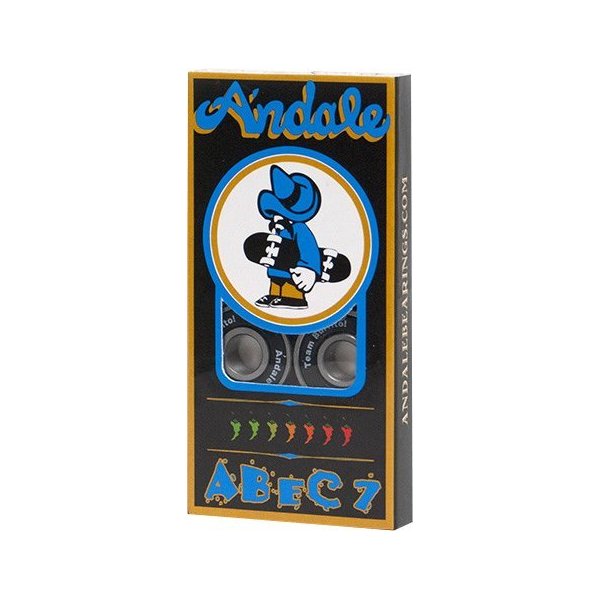 Andale Abec-7 Skateboard Bearings Black