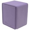 Ultra Pro - Vivid Alcove Flip Card Deck Box (Purple) - Stores & Protects Up To 100 Standard Size, Baseball Gaming Sports or Any Standard Size Cards In Collections