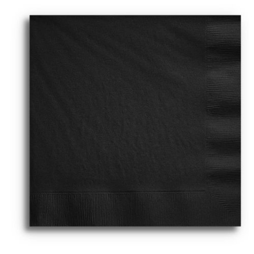 Black Velvet Dinner Napkins, 25 Ct