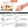 Cowboy First Temporary Tattoos 8 Sheets 78 PCS Western Party Decorations Supplies Favors Horse Rodeo Theme Birthday Cute Stickers Christmas Gifts for Boys Girls Class School Prizes Carnival