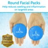Arctic Flex Cold Eye Mask - Gel Ice Pack For Cool Sleeping, Dry Night Treatment - Reusable Hot Spa Therapy For Sleep, Skin Puffiness, Migraine