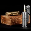 Pressure-Relief/Cool Lighter, Wheel Kerosene Lighter, Reusable Windproof Trench Lighter, Vintage Fine Copper Lighter, Classic Brass Lighter, Unique Birthday Gifts