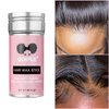 Strong Hold Non-Greasy Edge Control Gel and Wax Stick with Hair Comb for All Hair Types - No Flaking Edge Wax for Styling Black Hair Wigs