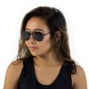 VITENZI Bifocal Sunglasses for Men and Women Aviator Reading Sun Tinted Glasses with Readers - Milan in Black 2.25