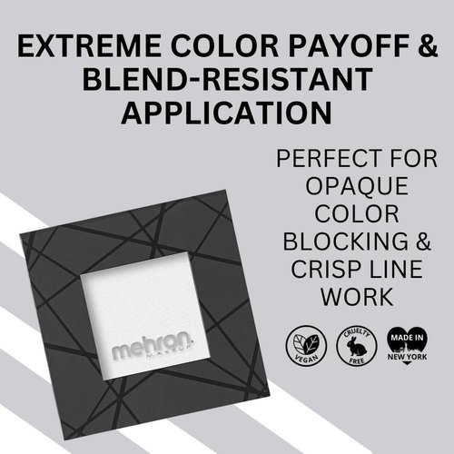 Mehron EDGE Face & Body Paint| Professional Water-Activated Face Paint Makeup | Made in the USA | For Cosplay, Halloween, & SFX (White)