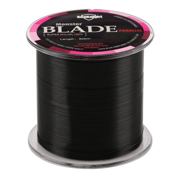 SeaKnight Blade Monofilament Fishing Line, 547Yds/ 1094Yds Japanese Material, High-Abrasion Resistance, Low-Ductility and Memory, Nylon Monofilament Line, for Fresh and Salt Water 2-35LB