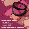 e.l.f. Primer-Infused Matte Blush, Long-Lasting, Lightweight & Buildable Powder Blush, Delivers A Matte Finish, Vegan & Cruelty-Free, Always Fresh