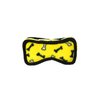 TUFFY - World's Tuffest Soft Dog Toy - Junior Bone 2- Yellow -Squeakers -Multiple Layers. Made Durable, Strong & Tough.Interactive Play(Tug, Toss & Fetch). Machine Washable & Floats