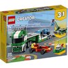 LEGO Creator 3in1 Race Car Transporter 31113 Building Kit; Makes a Great Gift for Kids Who Love Fun Toys and Creative Building, New 2021 (328 Pieces)