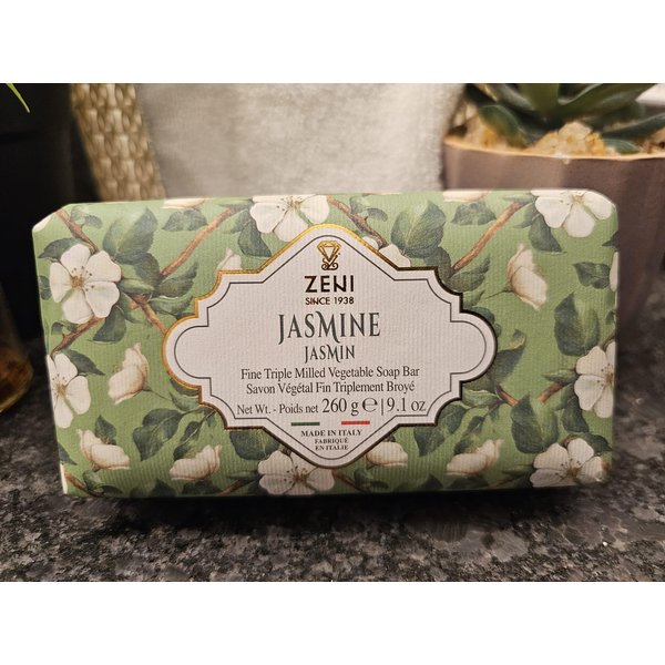 Generic Jasmine Fine Triple Milled Vegeteble Soap Bar, 9.1 Oz, From Italy