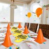 Geyoga 24 Pieces Construction Party Supplies for Kids - Vest, Cones, Hat, Dress Up Bag for Theme Birthdays, Halloween