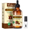 Yoken Jojoba Oil 4 fl oz EWG Verified 100% Pure Jojoba Oil Cold Pressed for Skin, Hair, Nails, Cuticles - Unrefined & Hexane Free, Natural Moisturizer Jojoba Carrier Oil Facial Oil for Gua Sha Massage