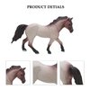MODEBESO® Realistic Animal Figures Playset,Horse Figurines,Hand Painting Horse Figures,Educational Toy,Cake Toppers Christmas Birthday Gift for Kids Todllers (Quarter Stallion)
