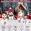 12 Pack Christmas Craft - DIY Snowman Making Set for Kids, Creative Air Dry Modeling Clay, Build a Snowman Kit for Christmas Decorations Gifts Xmas Activities Holiday Favor Supplies