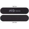 25pcs - PANA Mini Double-Sided Emery Nail File for Manicure, Pedicure, Natural, and Acrylic Nails - Black (Grit 180/240)