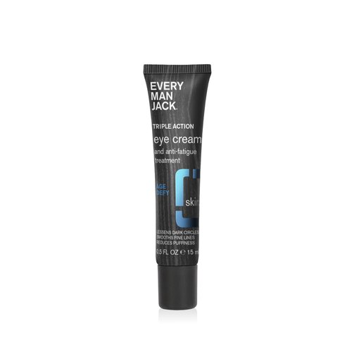Every Man Jack Triple Action Anti Aging Eye Cream for Men - Reduce Dark Circles, Puffy Undereye B...