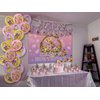 Princess Birthday Backdrop Princess Birthday Party Supplies Included Happy Birthday Banner,Cake Toppers,Cupcake Toppers,Balloons Princess Party Decorations