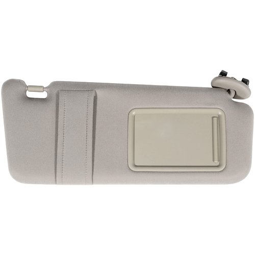 SCITOO Right Passenger Side Beige Sun Visor Assembly fit for 2006 2007 2008 2009 2010 2011 for Toyota for Camry Without Sunroof(74320-06780-E0)