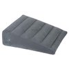 WEY&FLY Inflatable Wedge Pillow - Polyvinyl Chloride Lightweight and Portable, Fast Inflating/Deflation Through The Valve, Suitable for Travel/Inflatable Portable Bed Wedge 23.6" x 22" x 7"