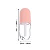 FOMIYES 10Pcs 5ml Cute Shaped Mini Lip Gloss Tubes Refillable Lip Balm Bottles Clear Empty Lip Balm Containers Plastic Lipstick Tube with Wands for DIY Cosmetic Pink