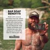 Live Bearded: All-Natural Bar Soap For Men, 6-Pack of 5 oz. Bars, Made in the USA - Exfoliates, Moisturizes - Bamboo, Charcoal, Pumice, Coconut, Avocado, and Argan Oils - American Scent