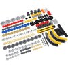 SEEMY 233PCS Gear Set for Technic Series Parts Compatible with Lego Technic Parts, DIY Gears Assortment Pack(Liftarm, Pins, Axles, Connectors) for Technic Building Blocks Set (Gear Set)
