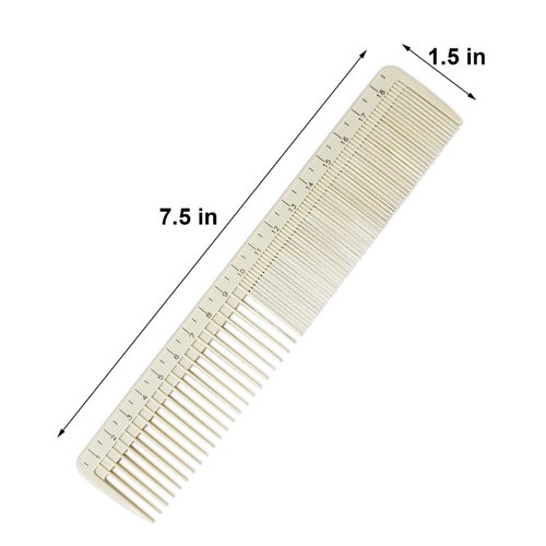 Coiffure Extensions Wide Counting Cutting Comb | Cutting Comb | Hair Comb | Heat Resistant Comb