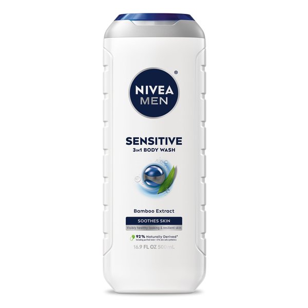 NIVEA MEN Sensitive Body Wash - For Sensitive Skin - 16.9 fl. oz.