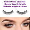 Magnetic Eyelash Kit, Magnetic eyelashes, Magnetic eyelashes Natural Look, Magnetic Eyelashes with Applicator, False eyelashes No Glue or Eyeliner Needed, Magnetic lashes, reusable magnetic eyelashes