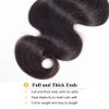 QTHAIR 14A Grade Brazilian Body Wave Human Hair Bundles (22",100g,Natural Black)100% Unprocessed Virgin Body Wave Human Hair Weave Brazilian Body Wave Virgin Hair Extensions