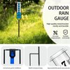 Rain Gauge, Freeze Proof Rain Gauge Outdoor with Stake, Upgrade Water Rain Meter, Rain Measure Gauge for Yard, Adjustable Rain Gauges Outdoors Best Rated, Detachable Rain Gauge for Lawn,Garden