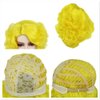 GNIMEGIL Cosplay Yellow Wig Short Curly Hair Layered Big Wavy Synthetic Wigs for Women Costume Carnival Party Halloween Wig with Wig Cap