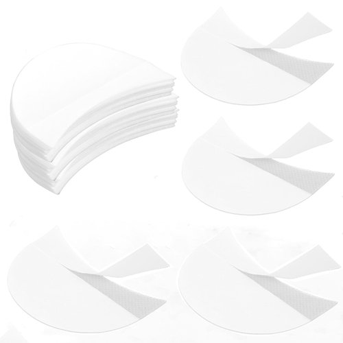 Sliverdew 100 Pcs Eyeshadow Shields Eyeshadow Stencils Lint Free Under Eye Pads Prevent Makeup Residue, Eye Shadow Makeup Patches for Eyeliner, Eyelash Extensions and Lip Makeup