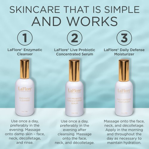 LaFlore Longevity Oil - Moisture-Rich Facial Oil - Soothing Botanical Blend to Nourish Skin - Vegan, Cruelty-Free, for All Skin Types