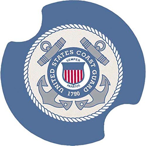 Thirstystone Coast Guard Car Cup Holder Coaster, 2-Pack (D254)