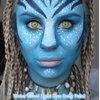 Go Ho Light Blue Face Paint Washable for Halloween Makeup,Creamy to Gel Water Based Body Paint Full Coverage for Adults Children Cosplay Corpse Bride SFX Costumes Festivals Makeup,25g