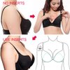Bra Pad Breast Enhancers, Upgraded Silicone Bra Insert Triangle Waterproof Bra enhancement for Swimsuit Bikini Sport Bra Skin