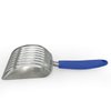 Frxat Cat Litter Scoop - Aluminum Alloy cat Litter Shovel, Suitable for All cat Litter, Metal Durable Garbage Shovel Blue