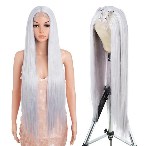 Style Icon 36” Super Long 13x4 Lace Wig Easy-360 Lace Frontal Wigs Free Part Lace Front Wigs with...