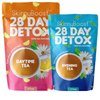 Skinny Boost 28 Day Detox Tea Kit -Daytime Tea (28 Bags) Evening Tea (14 Bags) Non GMO, Vegan, Reduce Belly Bloating, Increase Energy, All Natural Detox and Cleanse