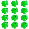 Kids Bath Toys 12PCS Rubber Frogs Squeak Toys and Float Frogs Baby Shower Toys, Swimming Bathtub Toys