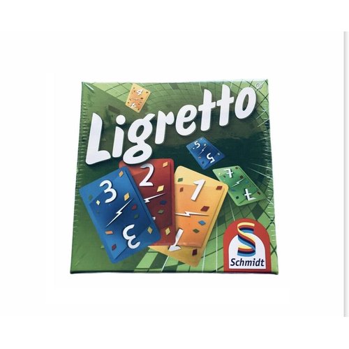 Schmidt Spiele Ligretto: Green – A Board Game 2-4 Players – Board Game for Family 20 Minutes of Gameplay – Games for Family Game Night – for Kids and Adults Ages 8+ - English Version
