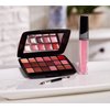 EVE PEARL Ultimate Lip palette And Gloss Due 18 Colors Matte Shimmer Lip Gloss Vitamin E Moisturizing Lipstick Set Makeup Kit